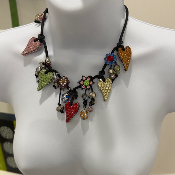 Vibrant Heart Charm Necklace - Picture 6 of 7